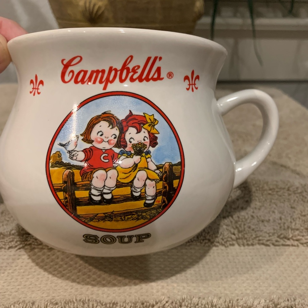 Vintage Campbell's Kids Soup Bowl - Oversized Mug